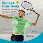 TRESSIS Tennis Racket Dampener - Cute Fun Designs - Vibration & Noise-Reducing Tennis Shock Absorber for Racquets - Secure, Easy-Install Accessories for Players of All Levels