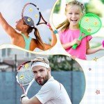 Jexine 30 Pcs Tennis Vibration Dampener Silicone Tennis Racket Dampener Cute Tennis Supplies for Gift (Assorted)