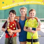 Jexine 30 Pcs Tennis Vibration Dampener Silicone Tennis Racket Dampener Cute Tennis Supplies for Gift (Assorted)