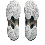 ASICS Men's Game FlyteFoam Tennis Shoes, 10.5, White/Saxon Green