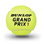 DUNLOP Grand Prix Regular Duty All-Court Tennis Balls - 3 Ball Can (24 Cans = 1 Case)