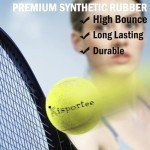 kisportee Tennis Balls,12 Pack Advanced Training Tennis Balls Practice Balls for Beginner, Pet Dog Tennis Balls, Come with Mesh Bag for Easy Carry