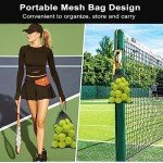 kisportee Tennis Balls,12 Pack Advanced Training Tennis Balls Practice Balls for Beginner, Pet Dog Tennis Balls, Come with Mesh Bag for Easy Carry