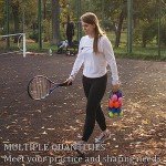 Swingers 20 Pack Tennis Balls,Training Exercise Balls for Pet Dog, High Elasticity Practice Tennis Balls for Beginner, with Mesh Carry Bag Easy to Transport (Multicolor)