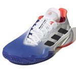 adidas Men's Barricade Tennis Shoe, Lucid Blue/Black/Solar Red, 11