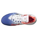 adidas Men's Barricade Tennis Shoe, Lucid Blue/Black/Solar Red, 11