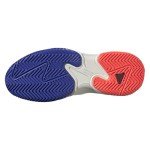 adidas Men's Barricade Tennis Shoe, Lucid Blue/Black/Solar Red, 11