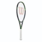 Wilson Tour Slam Strung Tennis Racquet, 4 1/4-Inch, Black/Green