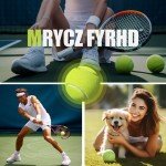 MRYCZ FYRHD 30 Pack Tennis Balls, Advanced Pressureless Balls, Pet Dog Playing Balls, Practice Tennis Balls with Mesh Bag and Shock Absorbers for Transport and Beginner Training