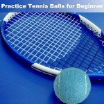 HiBallBall Tennis Balls, 3 Pack Practice Tennis Balls for Beginner, Durable Training Tennis Balls for Dogs (Blue)