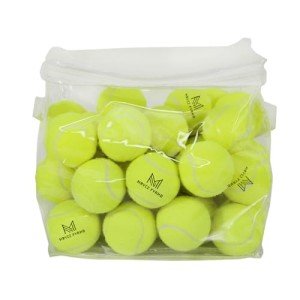 MRYCZ FYRHD 40 Pack Tennis Balls, Advanced Training Tennis Balls, Tennis Balls for Dogs, Bulk Tennis Balls for Practice with Mesh Bag for Easy Transport, Good for Beginner Training Ball