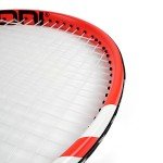 Tennis Rackets for Adults, Pre-Strung 27 Inch Tennis Racquets, Lightweight Tennis Racket Set-2 Player Tennis Racket Set with 3 Balls,2 Grips, 2 Vibration Dampers- Grey and Red
