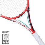 Tennis Rackets for Adults, Pre-Strung 27 Inch Tennis Racquets, Lightweight Tennis Racket Set-2 Player Tennis Racket Set with 3 Balls,2 Grips, 2 Vibration Dampers- Grey and Red