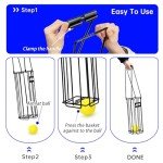 Portable Tennis Ball Hopper with Easy Handle