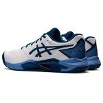 ASICS Men's Gel-Challenger 13 Tennis Shoes, 14, White/Light Indigo