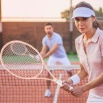 MBFISH Tennis Racket - Super Value Set with Pre-Strung, Comfortable Handle, 27'' Tennis Racquet for Adults, Includes 3 Tennis Balls, 2 Overgrips and 1 Tennis Bag Coral Pink