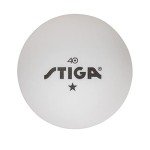 STIGA Ping Pong Balls – 6pk White 1-Star Table Tennis Balls, Official Size 40mm ABS Balls, Ultimate Durability for Indoor/Outdoor Ping Pong Tables