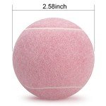 SUNEZLGO Premium 12-Piece Tennis Balls Set, 2.5 Inch Diameter, Durable Thickened Safe Natural Rubber, Multi-Purpose, Ideal Sports Gift