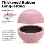 SUNEZLGO Premium 12-Piece Tennis Balls Set, 2.5 Inch Diameter, Durable Thickened Safe Natural Rubber, Multi-Purpose, Ideal Sports Gift