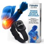 TENEX Ultra Tennis Elbow Brace, Wrist-worn Non-Compression Band, Supports Relief & Recovery from Tennis, Pickleball, Golf, Repetitive Motion, One-size fits Most Men & Women, Pain Shock Absorber