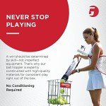 GAMMA Sports Tennis Ball Hopper Hi-Rise 75, Durable, Convenient, Heavy Duty Construction for Easy Pickup, Carrying and Storage, Holds 75 Tennis Balls Silver