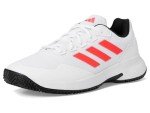 adidas Men's Gamecourt 2.0 Tennis Sneaker, White/Lucid Red/Black, 7