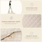 Sucipi Tennis Bags for Women, Lightweight Quilted Tennis Racket Bag, Large Capacity Tennis Backpack for Tennis Racquet, Pickleball Paddles, Badminton