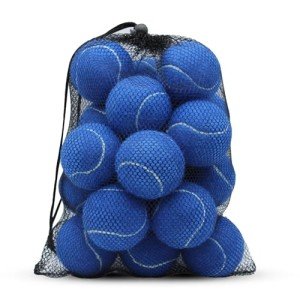 SHYUJAJIE Tennis Balls, 20 Pack Training Tennis Balls,High Elasticity Practice Tennis for Beginner, Exercise Playing Balls for Pet Dog (Dark Blue)