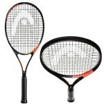 HEAD Ti. Radical Elite Tennis Racket - Pre-Strung Light Balance 27 Inch Racquet, Gray/Orange