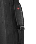 WILSON Clash V3 Super Tour Tennis Racket Bag - Black/Infrared, Holds up to 3 Rackets