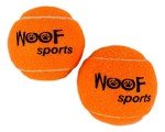 Woof Sports Dog Tennis Balls 12 Orange Tennis Balls for Dogs. Easy to Find! Includes Carrying Bag. Medium Size. Fits Standard Ball Launchers