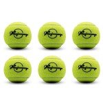 Magicorange Tennis Balls, 6 Pack Advanced Training Tennis Balls Practice Balls, Pet Dog Playing Balls, Come with Mesh Bag for Easy Transport, Good for Beginner Training Ball (Yellow) (Yellow)