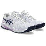 ASICS Women's Gel-Dedicate 8 Tennis Shoes, 9, White/Indigo Fog
