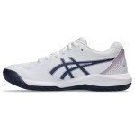 ASICS Women's Gel-Dedicate 8 Tennis Shoes, 9, White/Indigo Fog