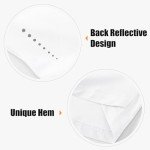 BGOWATU Women's Sleeveless Golf Polo Shirts Collared V Neck Tennis Tops Dry Fit UPF 50+ Workout Tank Lightweight White M