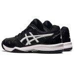 ASICS Men's Gel-Dedicate 7 Tennis Shoes, 13, Black/White