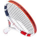 Babolat Pure Strike 103 Tennis Racquet Racquet - Strung with 16g White Syn Gut at Mid-Range Tension (4 3/8" Grip)