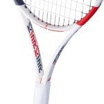 Babolat Pure Strike 103 Tennis Racquet Racquet - Strung with 16g White Syn Gut at Mid-Range Tension (4 3/8" Grip)