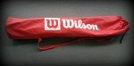 Wilson EZ Tennis Net – 18 Feet, Black/Red