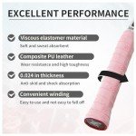 Tennis Racket Grip Tape 3 Pack, Soft Racquet Overgrips for Tennis,Pickleball and Badminton with Vibration Dampening- Thickness 0.024in Anti-slip and Absorbent Tennis Grip Tape Set (Cat Pink 3P)