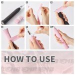 Tennis Racket Grip Tape 3 Pack, Soft Racquet Overgrips for Tennis,Pickleball and Badminton with Vibration Dampening- Thickness 0.024in Anti-slip and Absorbent Tennis Grip Tape Set (Cat Pink 3P)