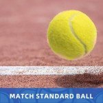 MBFISH Tennis Balls - 4 Pack for Beginner Training With Good Bounce, Friendly for Dogs (Yellow)