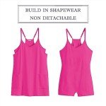 ANRABESS Women Athletic Dress Summer Tennis Workout Active Sports Mini Romper Dress Built in Shorts Travel Vacation Clothes Hot Pink Medium