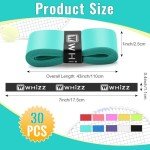 Coitak 30 Pieces Tennis Racket Grip Tape, Precut Tennis Grip Tape, Tennis Overgrips for Anti Slip and Absorbent Grip, 10 Colors