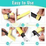 Coitak 30 Pieces Tennis Racket Grip Tape, Precut Tennis Grip Tape, Tennis Overgrips for Anti Slip and Absorbent Grip, 10 Colors