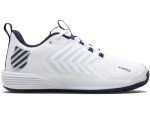 K-Swiss Men's Ultrashot 3 Tennis Shoe, White/Peacoat/Silver, 9.5 M