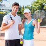 VercanMonth 4 Pack Tennis Rackets for Adults Recreational 4 Players Pre Strung 27 Inch Tennis Racquets Lightweight Rackets Bulk with Balls Overgrips for Training(Blue)