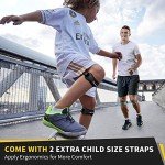 CAMBIVO 2 Pack Knee Braces for Women and Men, Patella Knee Support Strap, Basketball, Running, Hiking, Volleyball, Tennis, Squats (Black)