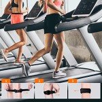 CAMBIVO 2 Pack Knee Braces for Women and Men, Patella Knee Support Strap, Basketball, Running, Hiking, Volleyball, Tennis, Squats (Black)