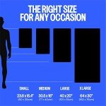 Acteon Microfiber Quick Dry Gym Towel, Silver ION Odor-Free Absorbent Fiber, Fast Drying, Men & Women Workout Gear for Body Sweat, Working Out, Towels